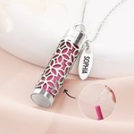 Collana diffusore di profumo personalizzata con nome, da indossare tutti i giorni, regalo di compleanno e anniversario per le donne.