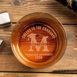 Personalized Pairs Well with Graduating 10oz Old Fashioned Rocks Whiskey Glass with Name and Year Graduation Birthday Gift for Graduates Liquor Lovers