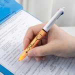 Personligt stetoskop Glitter Kulspetspenna 3-i-1 Penna med namn Daglig användning Tillbaka till skolan Födelsedagspresent för sjuksköterska Läkarstudent