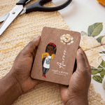 Boîte magnétique de rangement d'aiguilles à coudre en bois avec nom Cadeau d'anniversaire pour les amoureux de la couture