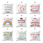 Personalized Photo and Text Soft Throw Pillow Cover Home Decor Valentine's Day Mother's Day Graduation Gift for Couple Mom