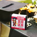 Personalized Cartoon Graduate Multicolor Cash Gift Card Holder Survival Box with 20 Cards High School Graduation Back to School Gift for Students