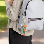 Personalised Showgirl Glitter Name Acrylic Keychain with Star Lock Charm Bag Tag Concert Accessory Birthday Anniversary Gift for Fans Music Lovers