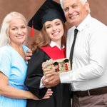 Personalized Grad Cap Cartoon Character Wooden Money Holder Cash Envelope with Name and Year Graduation Gift for Class of 2026 Graduates