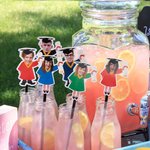 Personalized Funny Face Photo Graduation Acrylic Drink Stirrer Set of 15 Graduation Party Favors Gift for Class of 2026 Graduates