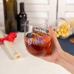 Personalized Nursing School Survivor Graduation Cap 18oz Glass with Name and Year Graduation Appreciation Gift for Nurse