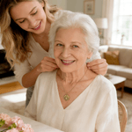 Personalised Engraved Weather Birthstone Necklace with Date and Name Dainty Jewellery Birthday Anniversary Gift for Girls Women Friends