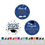 Autocollants de graduation personnalisés pour bonbons au chocolat 252 Pcs Class of 2026 Graduation Party Favors