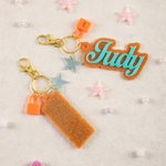 Personalised Showgirl Glitter Name Acrylic Keychain with Star Lock Charm Bag Tag Concert Accessory Birthday Anniversary Gift for Fans Music Lovers