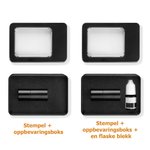 Personlig golfballstempel med initialer og metallboks perfekt bursdagsgave og farsdagsgave til golfere