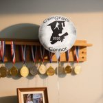 Henkilökohtainen Grad Cap siluetti Baseball lentopallo urheilu alumiini folio ilmapallo teksti ja vuosi Party tarvikkeet valmistumisen lahja valmistuneille