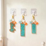 Personalised Showgirl Glitter Name Acrylic Keychain with Star Lock Charm Bag Tag Concert Accessory Birthday Anniversary Gift for Fans Music Lovers