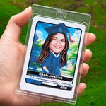 Personalized Encouraging American Cartoon Graduation Card with Name and Year Graduation Thank You Gift for Friend Family