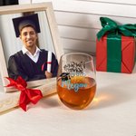 Personalized Nursing School Survivor Graduation Cap 18oz Glass with Name and Year Graduation Appreciation Gift for Nurse