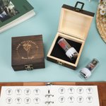 Henkilökohtainen syntymä Kukka Kirja leima puinen laatikko ja nimi takaisin kouluun syntymäpäivälahja kirjan rakastaja kirjastonhoitaja