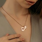 Personalisierte hohle Pferd Halskette mit anfänglichen Herz Charme Exquisite Schmuck Spiel Tag Jahrestag Geschenk für Pferdeliebhaber Reiter