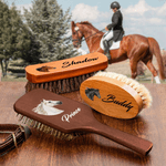 Henkilökohtainen hevonen Photo Grooming Comb Harja nimi päivittäiseen käyttöön syntymäpäivälahja hevosen omistaja hevonen rakastaja