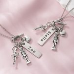 Collier personnalisé Ballerine Casse-Noisette avec nom Anniversaire Cadeau de récital de danse pour les amoureux du ballet et les danseurs