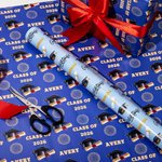 Carta da regalo personalizzata multicolore con nome Classe 2026 con nome Regalo di laurea per laureato