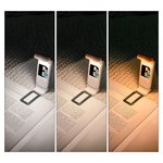 Henkilökohtainen sarjakuvahahmo Initial LED ladattava valo Clip nimi lukeminen tarvikkeet syntymäpäivälahja kirjan ystäville Kirjamatoja varten