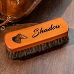 Henkilökohtainen hevonen Photo Grooming Comb Harja nimi päivittäiseen käyttöön syntymäpäivälahja hevosen omistaja hevonen rakastaja