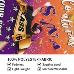 Personalized Multicolour Gradient Congrats Graduation Tapestry Photo Backdrop with Name and Class of 2026 Party Favors for Graduates Seniors