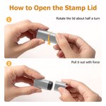 Tampon de balle de golf personnalisé avec visage d'avatar Marque d'identification de balle Cadeau d'anniversaire Cadeau d'entraînement pour joueurs de golf enthousiastes