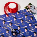 Carta da regalo personalizzata multicolore con nome Classe 2026 con nome Regalo di laurea per laureato