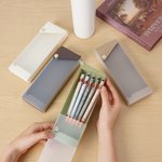 Personalised Multicolour Engraved Any Icon 5 Pcs Ballpoint Pen Set with Stylus and Text Graduation Party Appreciation Gift for Colleagues Friends