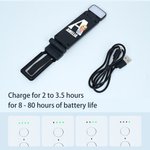 Henkilökohtainen sarjakuvahahmo Initial LED ladattava valo Clip nimi lukeminen tarvikkeet syntymäpäivälahja kirjan ystäville Kirjamatoja varten