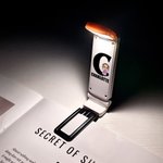 Henkilökohtainen sarjakuvahahmo Initial LED ladattava valo Clip nimi lukeminen tarvikkeet syntymäpäivälahja kirjan ystäville Kirjamatoja varten