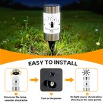 Personalised Angel Wing Character Pet Silhouette Solar Garden Light with Name and Year Garden Decor Memorial Sympathy Gift for Family Pet Owner