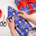 Carta da regalo personalizzata multicolore con nome Classe 2026 con nome Regalo di laurea per laureato