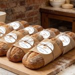 Henkilökohtainen Hieno Sourdough itseliimautuva tarra tarroja nimi leivonta lahja leipurit kotitekoinen leivonta ystäville Lovers