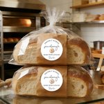 Henkilökohtainen Hieno Sourdough itseliimautuva tarra tarroja nimi leivonta lahja leipurit kotitekoinen leivonta ystäville Lovers