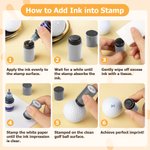 Tampon de balle de golf personnalisé avec visage d'avatar Marque d'identification de balle Cadeau d'anniversaire Cadeau d'entraînement pour joueurs de golf enthousiastes