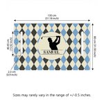 Personalised Golf Club Chessboard Golf Cart Seat Cover with Name and Initial Golf Course Accessories Birthday Gift for Golfers Country Clubs