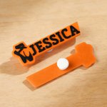 Personalisierte Multicolor Ballett Stil Tasche Charme täglichen Gebrauch Geburtstag Party Geschenk für Ballett Liebhaber Sport Liebhaber Mädchen