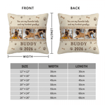 Henkilökohtainen 3 lemmikkieläinten valokuvia Paw Bone Print pehmeä heittää tyynyn kansi nimi ja vuosi Home Decoration Memorial lahja lemmikkieläinten menetys