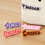 Personalisierte Multicolor Ballett Stil Tasche Charme täglichen Gebrauch Geburtstag Party Geschenk für Ballett Liebhaber Sport Liebhaber Mädchen