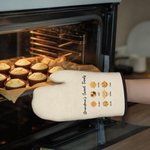 Gants de cuisine personnalisés avec 1 à 12 noms Cadeau d'anniversaire pour les amoureux de la cuisine