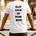 Gepersonaliseerd Koningsdag T-shirt Sweatshirt met Kroon Foto Tekst en Nummer Wedstrijddag Verjaardag of Jubileumcadeau voor Familie of Vrienden