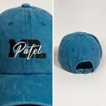 Personalisierte Stickerei Herr & Frau Paar passende Baseballmütze mit Familiennamen Flitterwochen Reise Hochzeit Geschenk für Newlyweds Paar