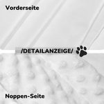 Personalisierte Niedliche Weiche Haustierdecke mit Pfotenabdruck und Namen Geburtstag Weihnachten Geschenk für Katze- und Hundbesitzer Tierliebhaber