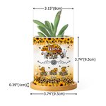 Henkilökohtainen vesiväri auringonkukka leopardi tulosta äiti-vauva karhu keraaminen kukkaruukku nimet äitienpäivä syntymäpäivälahja äidille