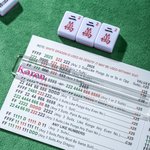 Mahjong Line Finder Acrylique Transparent Nom Multicolore Personnalisé Mahjong Line Finder Mahjong Night Birthday Gift for Mahjong Enthusiasts