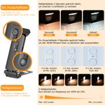 Personalisierte LED-Leselampe im Retro-Buchdesign | mit Lesefigur und Namen | wiederaufladbar | Alltag Geburtstag Geschenk für Schüler Bücherwürmer