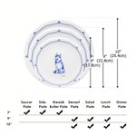 Assiette en céramique avec nom et support pour portrait d'animal de compagnie personnalisé et dessiné à la main Décoration de la maison Utilisation quotidienne Sympathie Cadeau commémoratif pour le pr