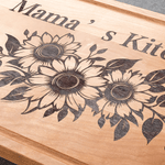 Tagliere personalizzato per salumi con titolo e scanalatura per succhi di frutta Regalo di inaugurazione per mamma, coppia e famiglia