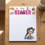 Bloc-notes personnalisé avec 40/80 pages Nom et texte Agenda quotidien Cadeau d'anniversaire pour filles Étudiants